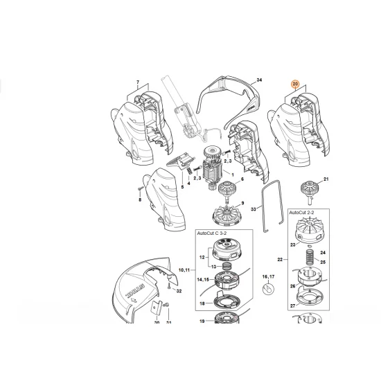 STIHL  Obudowa silnika 4816 600 0800